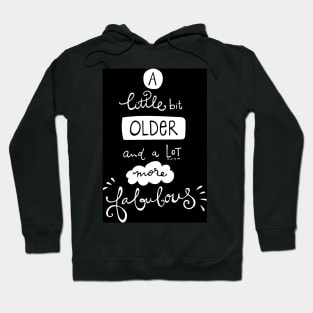 Birthday Lettering Hoodie